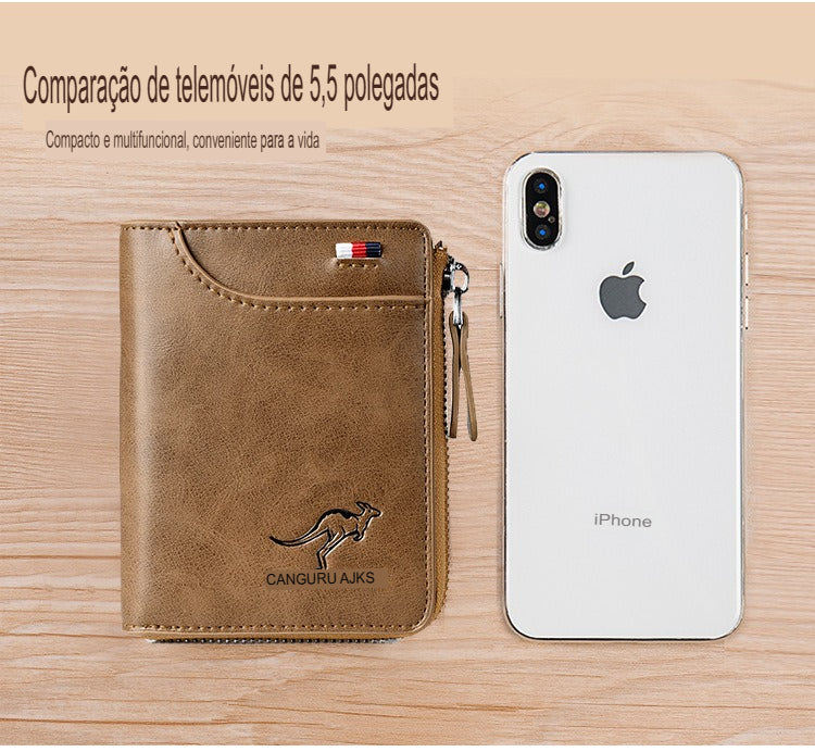 Carteira de Couro Masculina