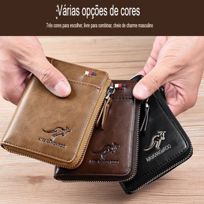 Carteira de Couro Masculina