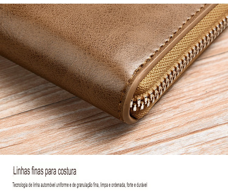Carteira de Couro Masculina
